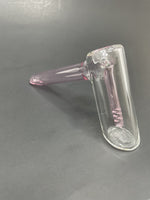 7" Pink Inline Hammer Bubbler