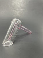 7" Pink Inline Hammer Bubbler