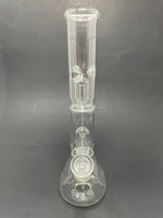 12" Clear Double Percolator Bong