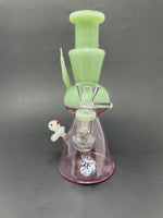 8" Premium Pink Crystal Duck Bong