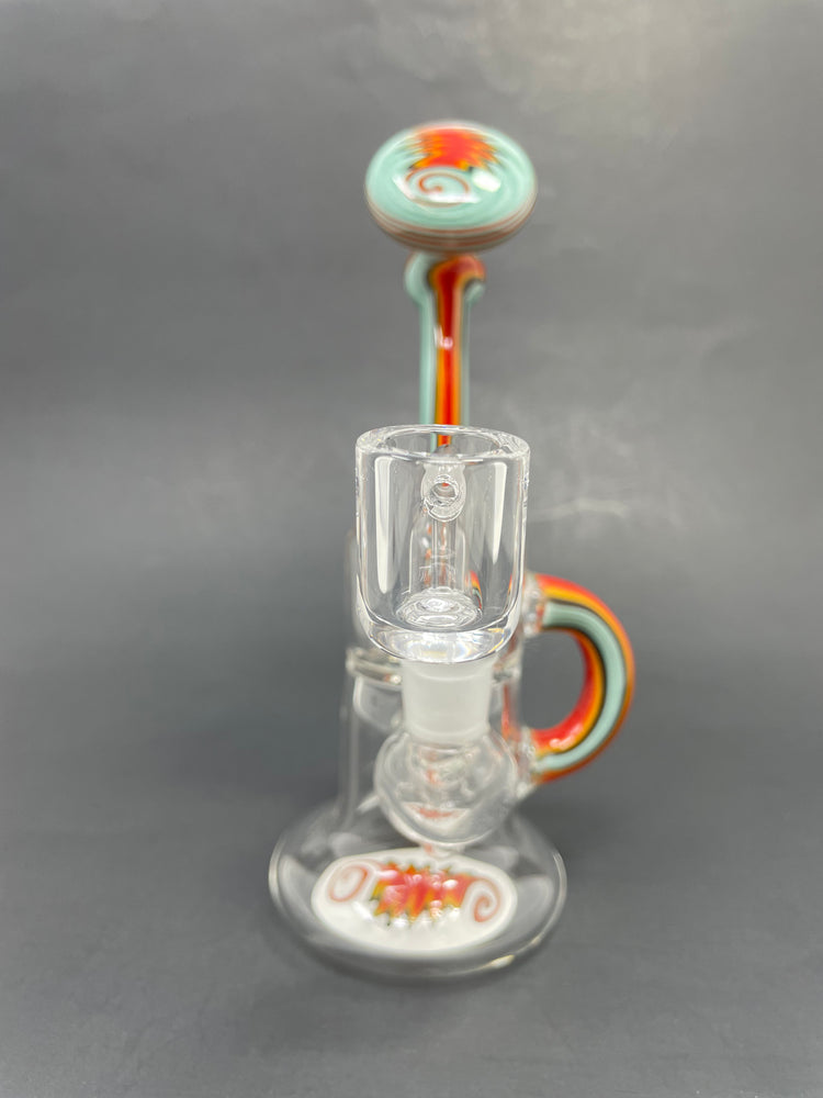 7" Aqua Round Dab Rig Recycler