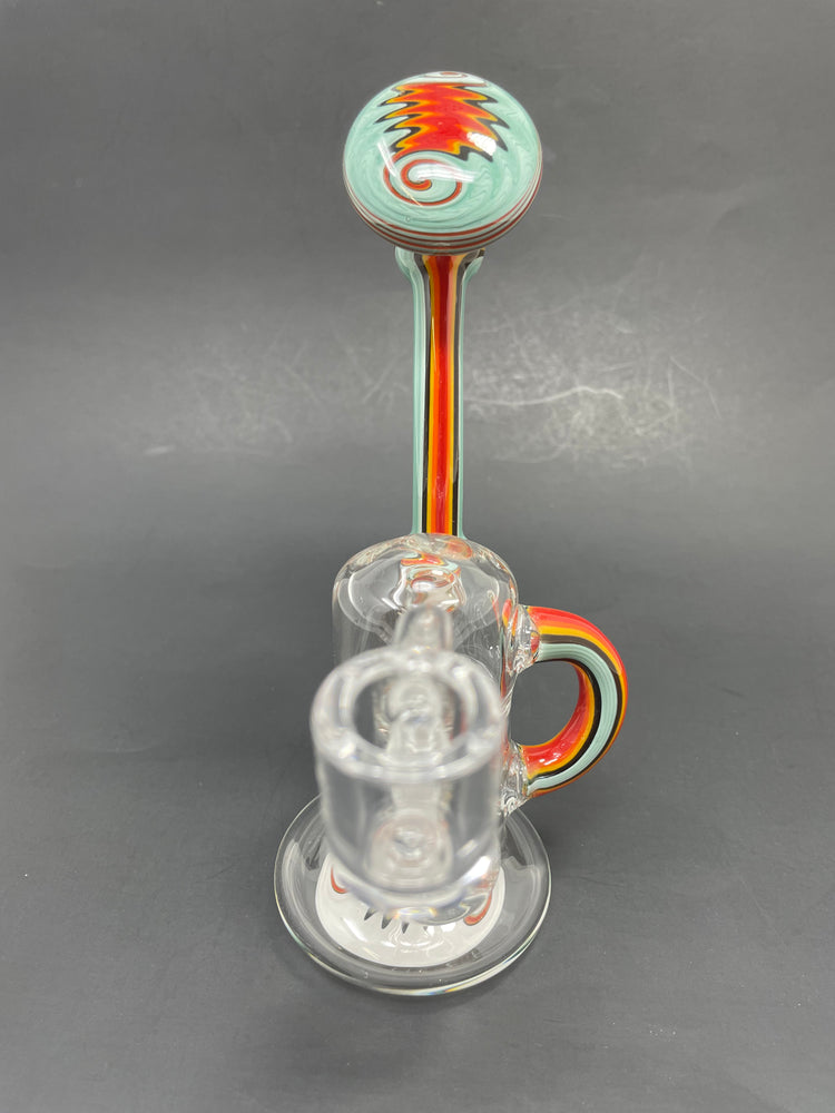 7" Aqua Round Dab Rig Recycler