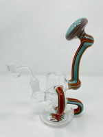 7" Aqua Round Dab Rig Recycler