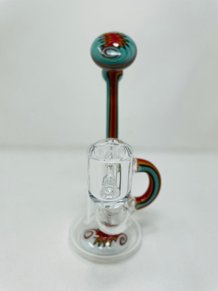 7" Aqua Round Dab Rig Recycler