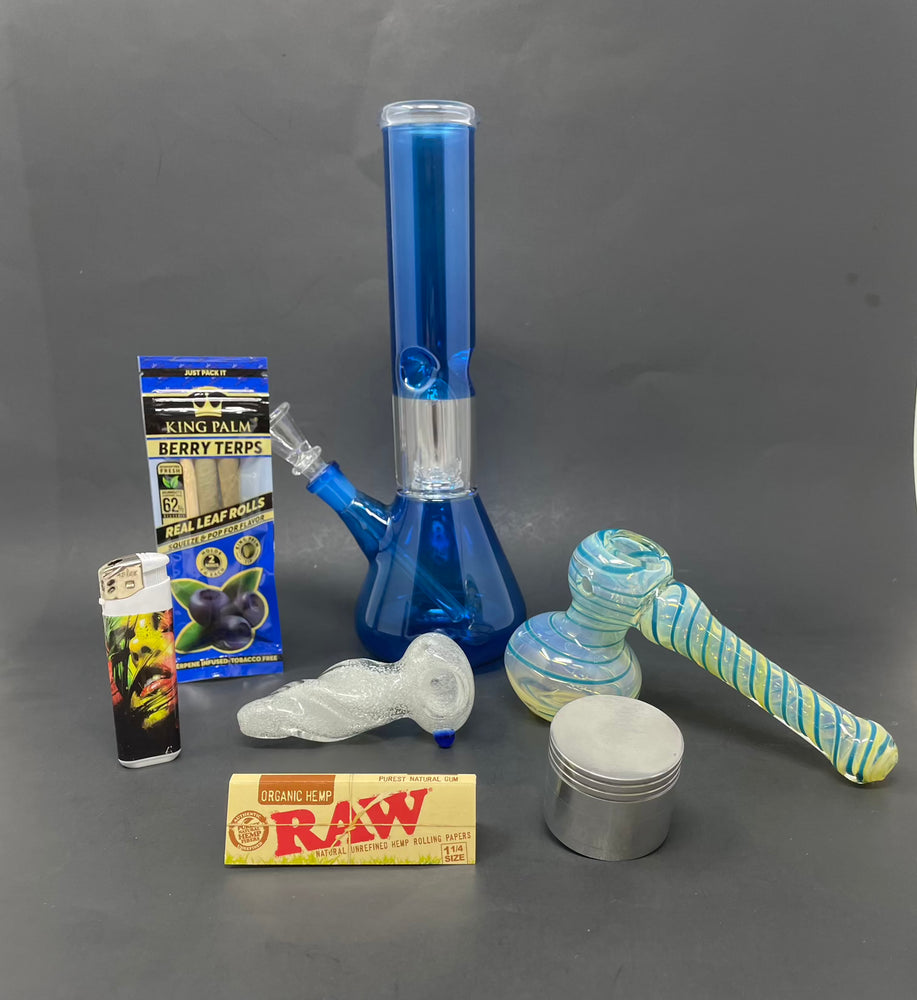 Blue Wave Bong Combo