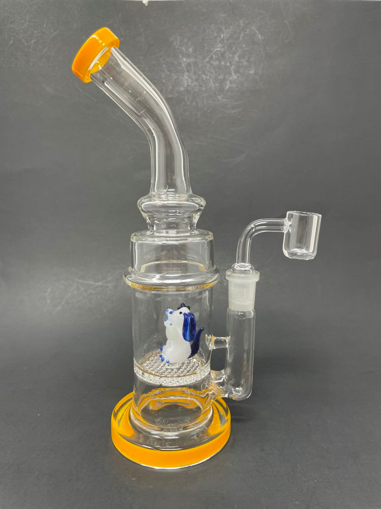 9" Yellow Dog Percolator Dab Rig