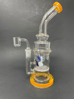 9" Yellow Dog Percolator Dab Rig