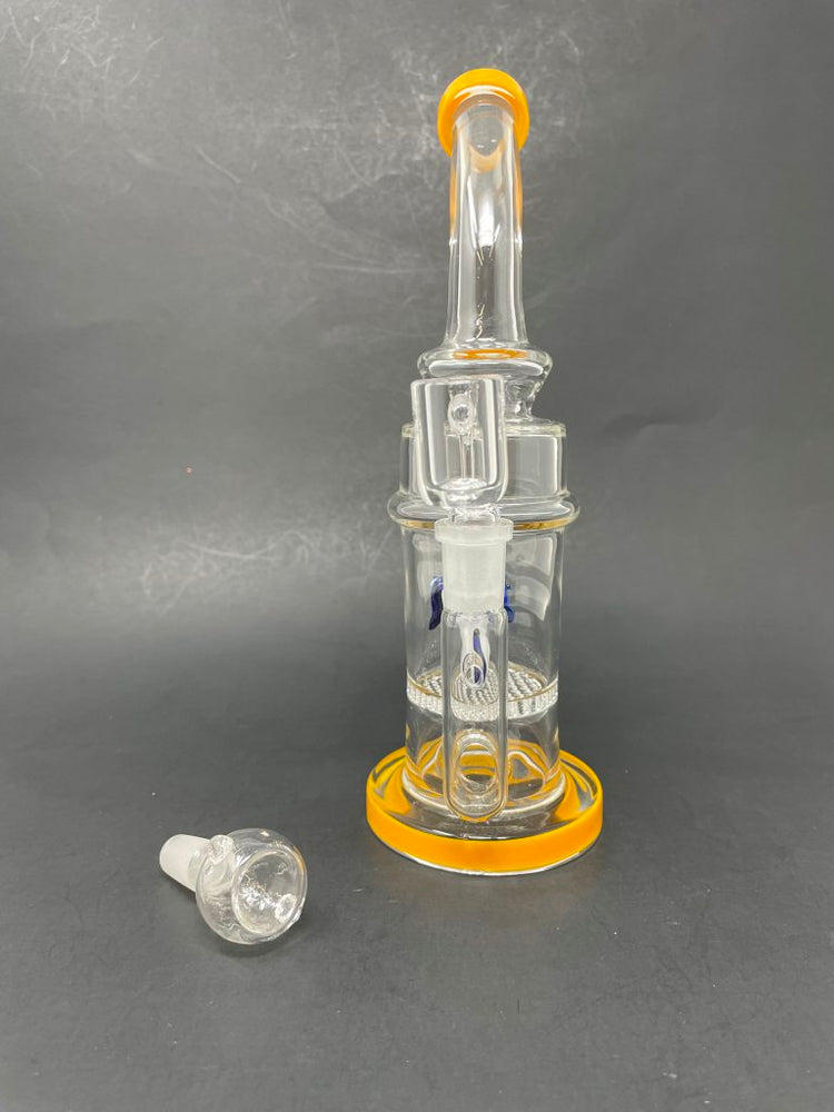 9" Yellow Dog Percolator Dab Rig