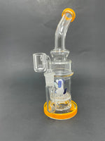 9" Yellow Dog Percolator Dab Rig