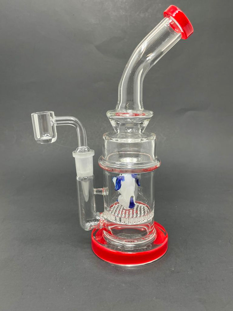 9" Red Dog Percolator Dab Rig