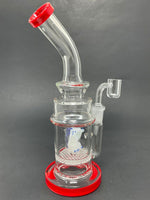 9" Red Dog Percolator Dab Rig