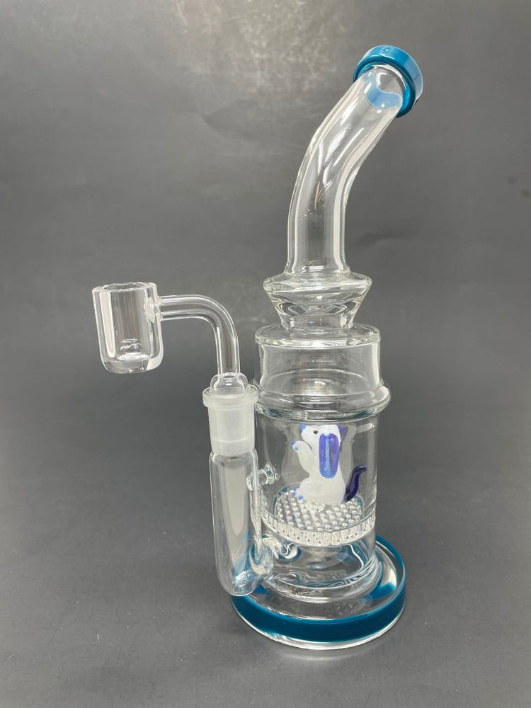 9" Blue Dog Percolator Dab Rig