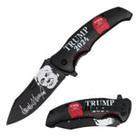 4.5" Black Trump 2024 Folding Knife – Patriot’s Choice Info