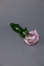 5" Pink Rose Hand Pipe