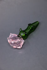 5" Pink Rose Hand Pipe