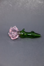 5" Pink Rose Hand Pipe