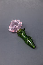 5" Pink Rose Hand Pipe