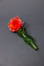 5" Red Rose Hand Pipe