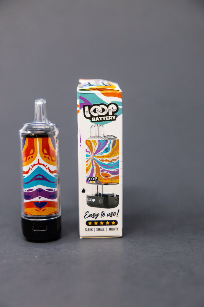 Loop 510 Thread Discreet Battery - Tie-Dye Design