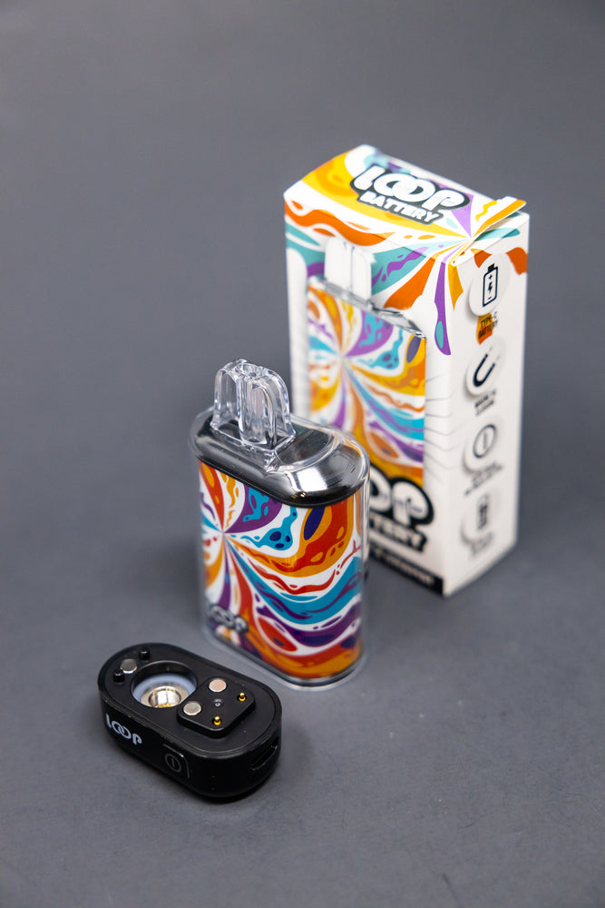 Loop 510 Thread Discreet Battery - Tie-Dye Design