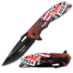 4.75" Trump 2024 Patriotic Folding Knife