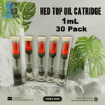 Red Top Oil Catridge 1ML - 30 Pack