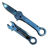 5" Blue Multi-Tool Folding Knife