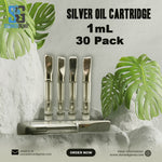 Silver Oil Cartridge- 1ML - 30 Pack