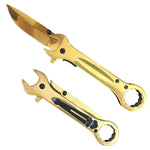 5" Golden Multi-Tool Folding Knife