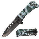 4.5" Assist-Open Folding Knife with Durable Camouflage Handle