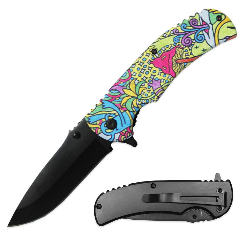 4.5-Inch Designer Series II Assisted-Open Folding Knife with Metal Handle