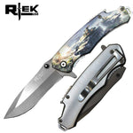 4.5" RTEK Tactical Serviceman Folding Knife w/ Belt Clip