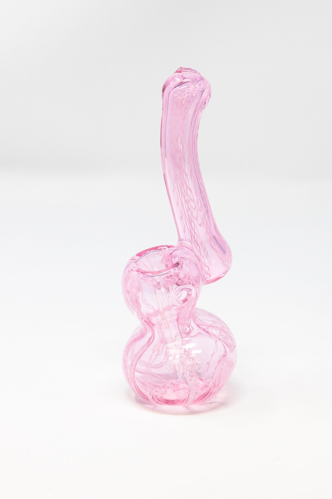 The Pink Surfer - 5” Mini Water Recycler Bubbler Girly Bong - Pink