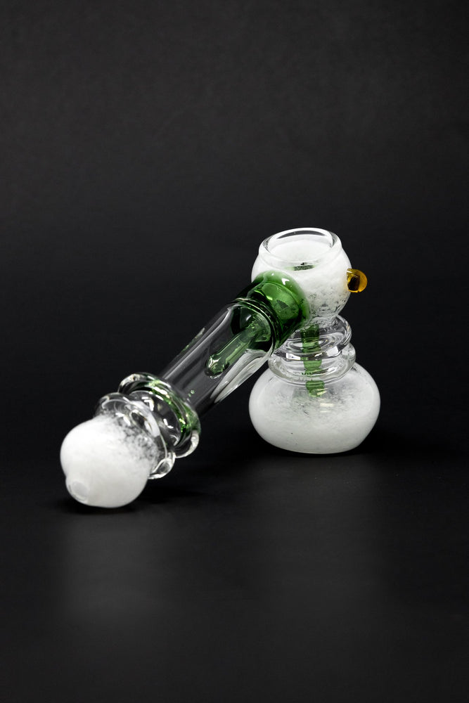 Best 7 Hammer Silicone Bubbler Hand Pipe with Glass Bowl